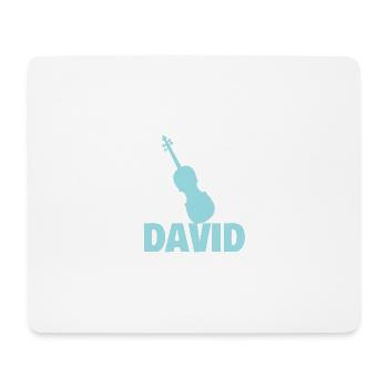 Bratsche David - Mousepad (Querformat) - Weiß - Vorne