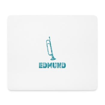 Edmund - Tapis de souris (format paysage) - blanc - Devant