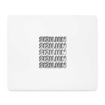 La Sicile comme voyage - Tapis de souris (format paysage) - blanc - Devant