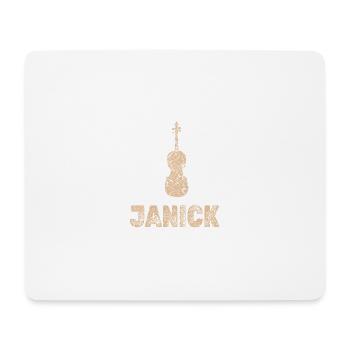 Bratsche Janick - Mousepad (Querformat) - Weiß - Vorne