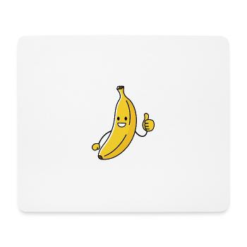 A funny banana - Mouse Pad (horizontal) - white - Front