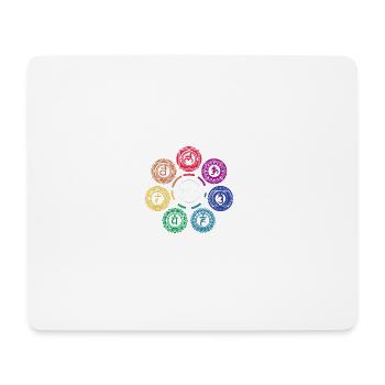 Chakra - Mousepad (Querformat) - Weiß - Vorne