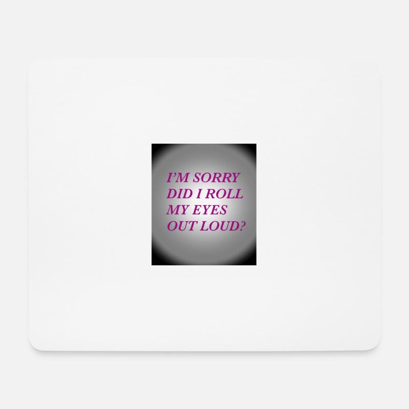 Zitat - Mousepad (Querformat) - Weiß