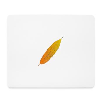 Autumn Leaf Gradient - Mouse Pad (horizontal) - white - Front
