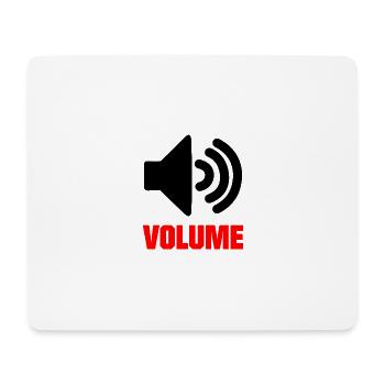 Lautstärke des Lautsprechers - Mousepad (Querformat) - Weiß - Vorne