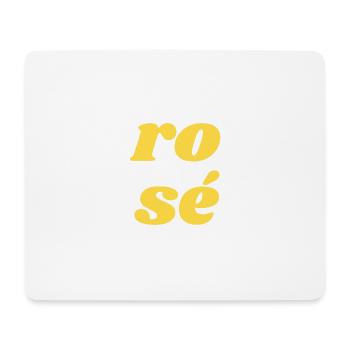 ro sé - Mouse Pad (horizontal) - white - Front
