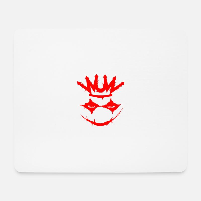 wuw joker - Mousepad (Querformat) - Weiß