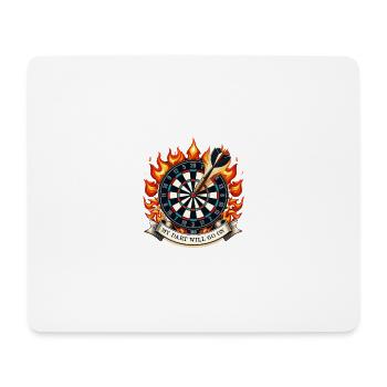 My Dart will go on - Mousepad (Querformat) - Weiß - Vorne