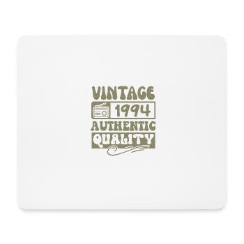 Authentic 1994 Millésime 1994 - Vintage 1994 Rétro - Tapis de souris (format paysage) - blanc - Devant