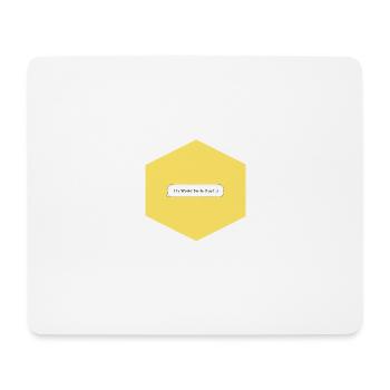Worlds Smile Day - Mousepad (Querformat) - Weiß - Vorne