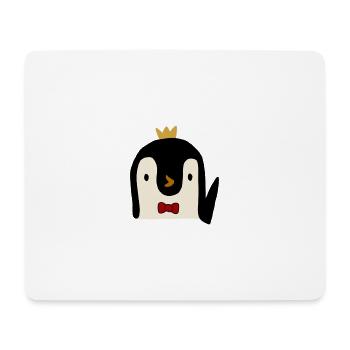 mignon pingouin design mignon pingouin animal doux - Tapis de souris (format paysage) - blanc - Devant