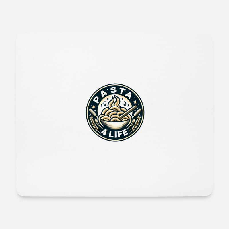pasta4life - Mousepad (Querformat) - Weiß
