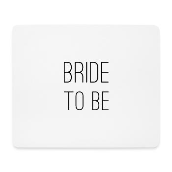 BRAUT - future mariée - Tapis de souris (format paysage) - blanc - Devant