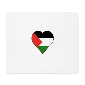 ILovePalestine1 - Mousepad (Querformat) - Weiß - Vorne