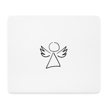 little angel black - Mousepad (Querformat) - Weiß - Vorne