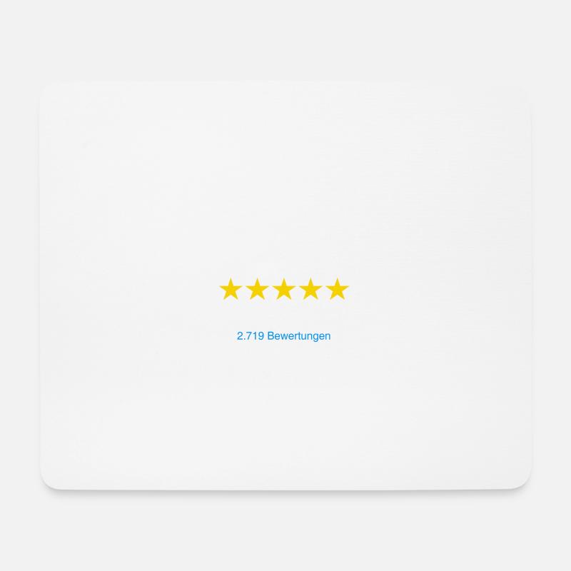 KFZ Techniker Meister mit Bewertung weiss - Mousepad (Querformat) - Weiß