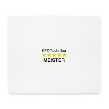 KFZ Techniker Meister - Mousepad (Querformat) - Weiß - Vorne