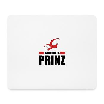 Karnevals Prinz Alaaf Fasching Kostüm - Mousepad (Querformat) - Weiß - Vorne