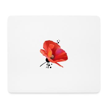 Poppy - Mouse Pad (horizontal) - white - Front