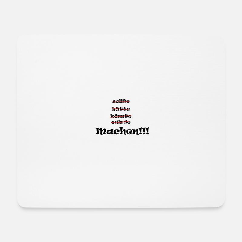 Motivation - Mousepad (Querformat) - Weiß