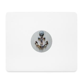 Ein Anker aus Muscheln - Mousepad (Querformat) - Weiß - Vorne