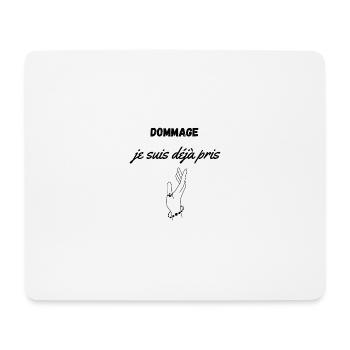 t-shirt original - Tapis de souris (format paysage) - blanc - Devant