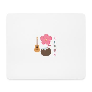 Hawaiian Harmony Designe - Mousepad (Querformat) - Weiß - Vorne