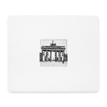 Brandenburger Tor - Mousepad (Querformat) - Weiß - Vorne