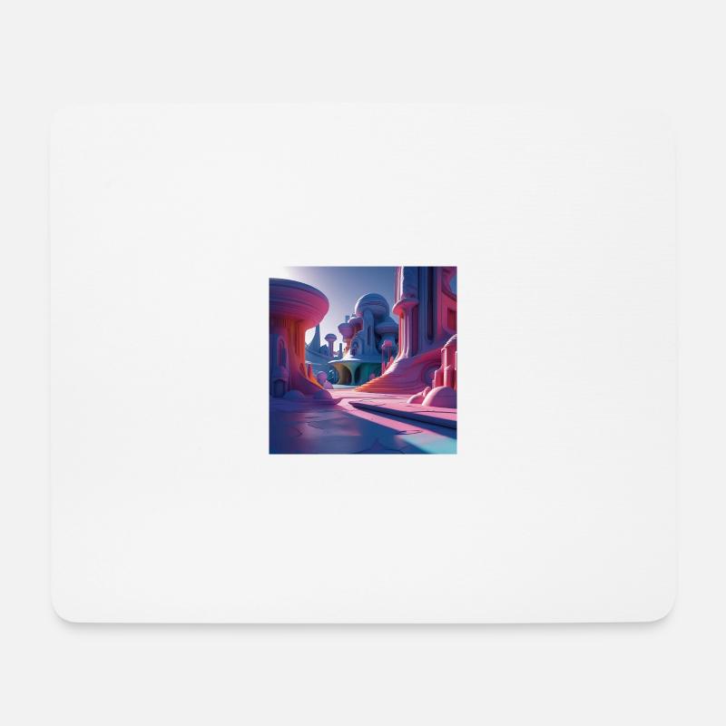 Hypersurréalisme - Tapis de souris (format paysage) - blanc