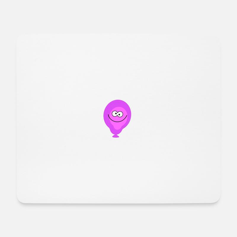 Luftballon - Mousepad (Querformat) - Weiß
