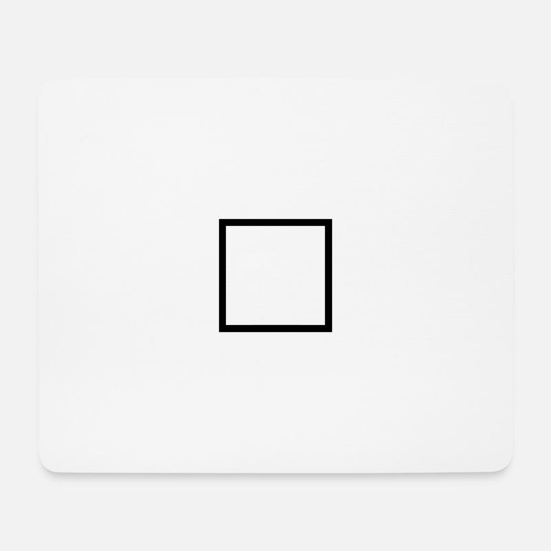 Platz - Mousepad (Querformat) - Weiß