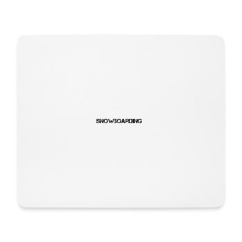 Snowboard - Mousepad (Querformat) - Weiß - Vorne