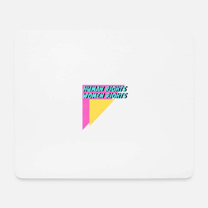 Frauenrechte - Mousepad (Querformat) - Weiß