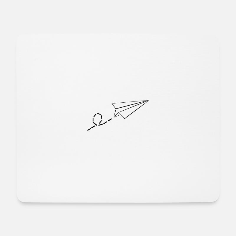 Paper plane - Mouse Pad (horizontal) - white