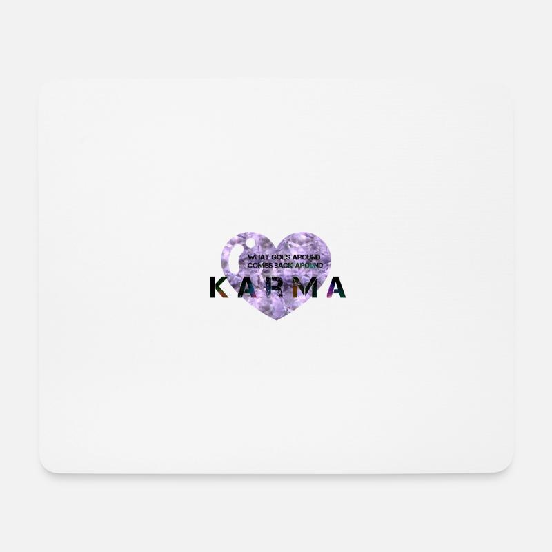 What goes around comes back around - Mousepad (Querformat) - Weiß