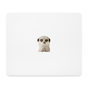 Erdmännchen - Mousepad (Querformat) - Weiß - Vorne