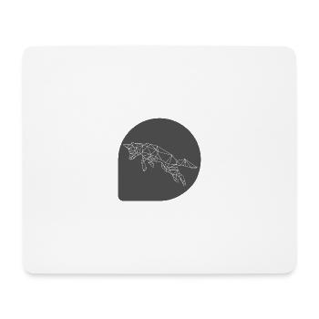 Renard - Tapis de souris (format paysage) - blanc - Devant