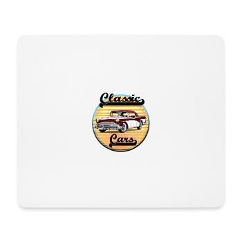 Classic Car - Mouse Pad (horizontal) - white - Front