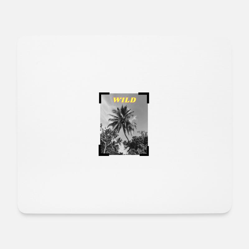 Wild - Mousepad (Querformat) - Weiß