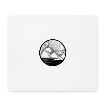 Mountain view - Mouse Pad (horizontal) - white - Front