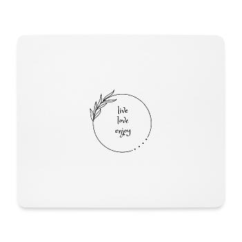 LOVE - Mousepad (Querformat) - Weiß - Vorne