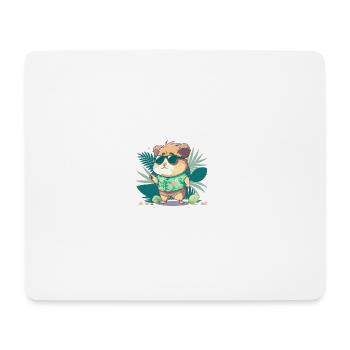 Cool Hamster 3 - Mouse Pad (horizontal) - white - Front