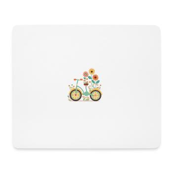 Sweet Adventure Flower Wheel Tour 3 - Mouse Pad (horizontal) - white - Front