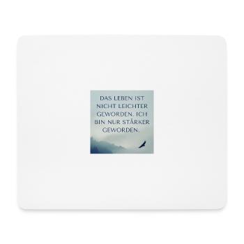Du bist Stark - Mousepad (Querformat) - Weiß - Vorne