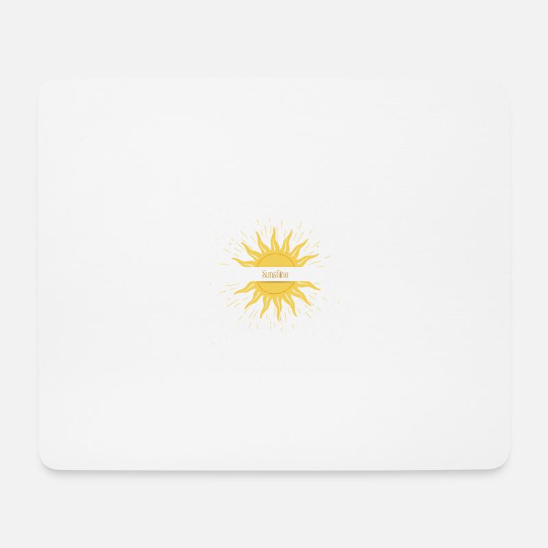 Sunshine - Mousepad (Querformat) - Weiß