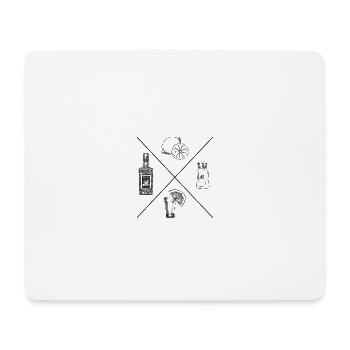 Tequila - THE combination of ingredients - Mouse Pad (horizontal) - white - Front