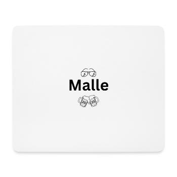 MALLE 2023 - Mousepad (Querformat) - Weiß - Vorne