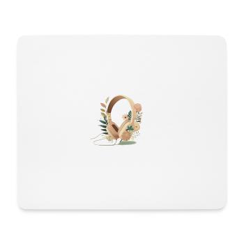 The new Flower Headset 3 - Mouse Pad (horizontal) - white - Front