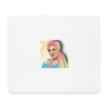 Rainbowgirl - Mouse Pad (horizontal) - white - Front