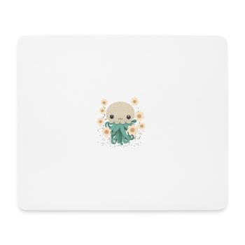 Tentacules affectueux 4 - Tapis de souris (format paysage) - blanc - Devant